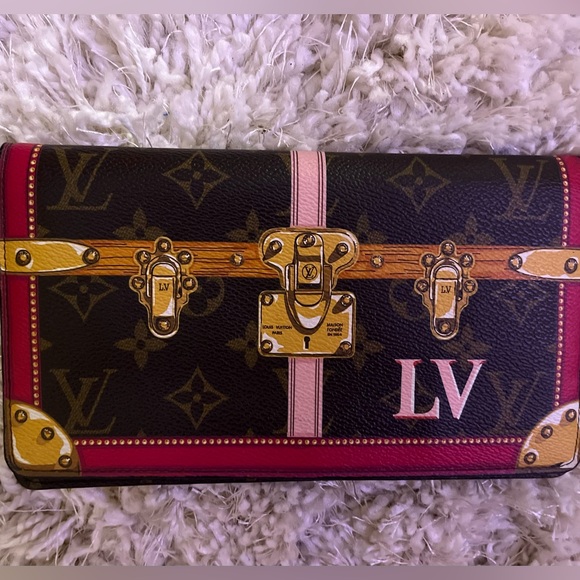 Louis Vuitton LV Monogram Summer Trunks Pochette Weekend with chain included EUC - Picture 8 of 8